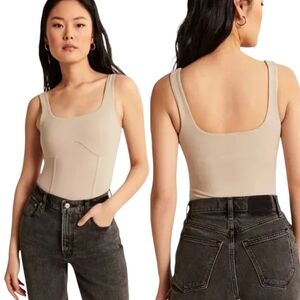 Abercrombie & Fitch Cream Bodysuit